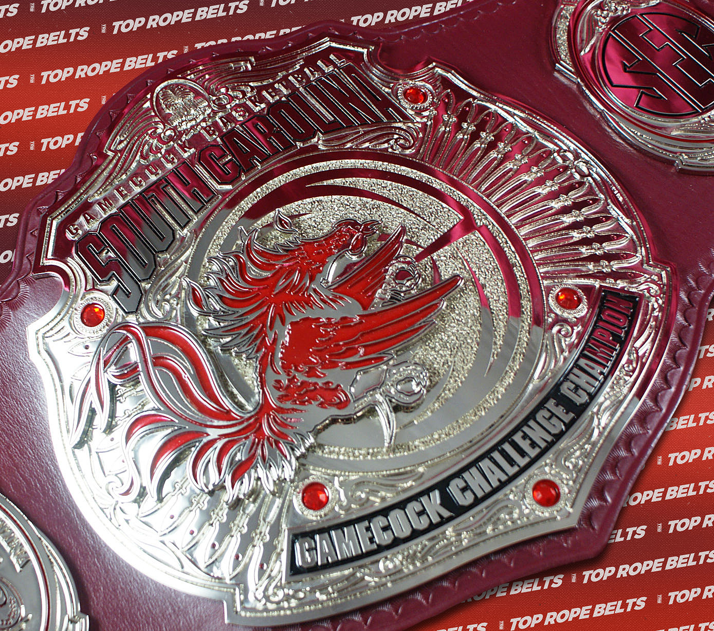 South Carolina Gamecocks Basketball Challenge Belt Top Rope Belts